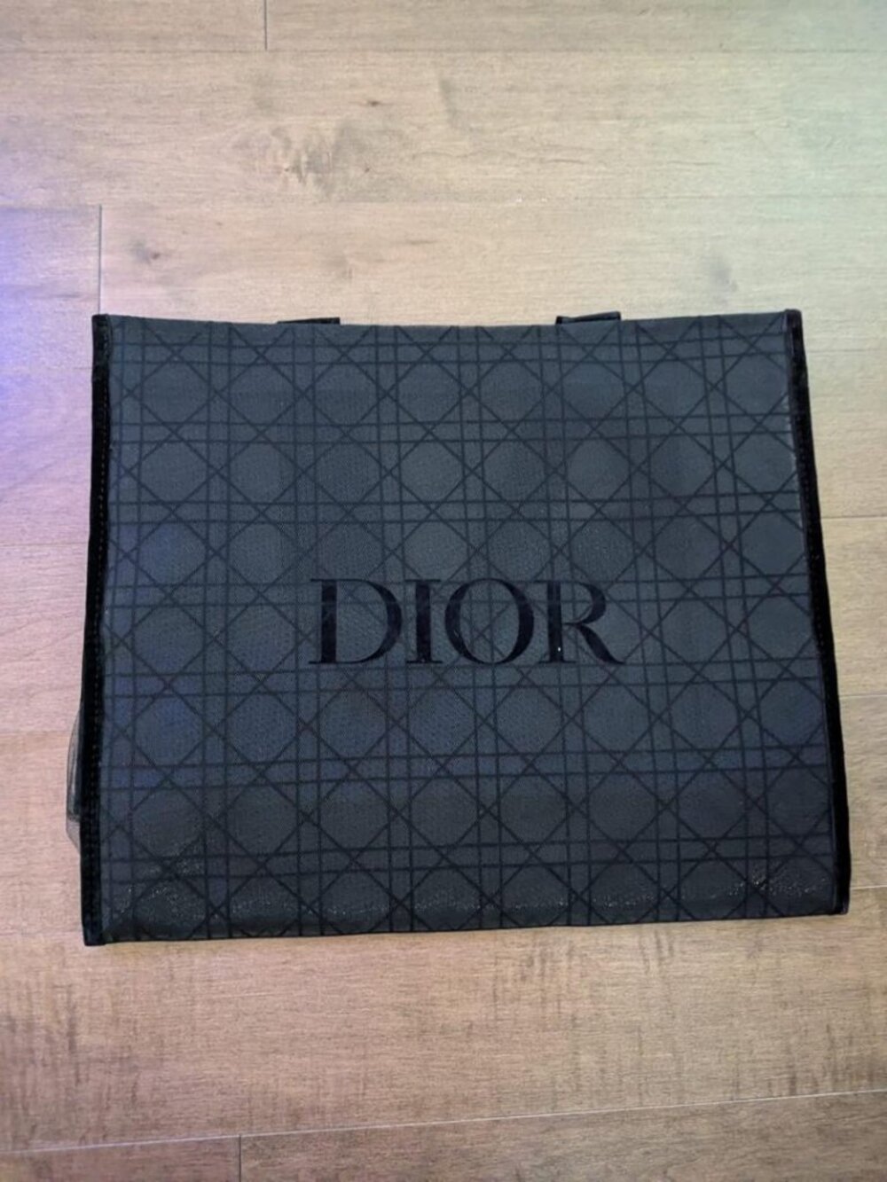 Christian Dior Beauty Black Mesh Tote Bag VIP Gift Novelty See-Through New